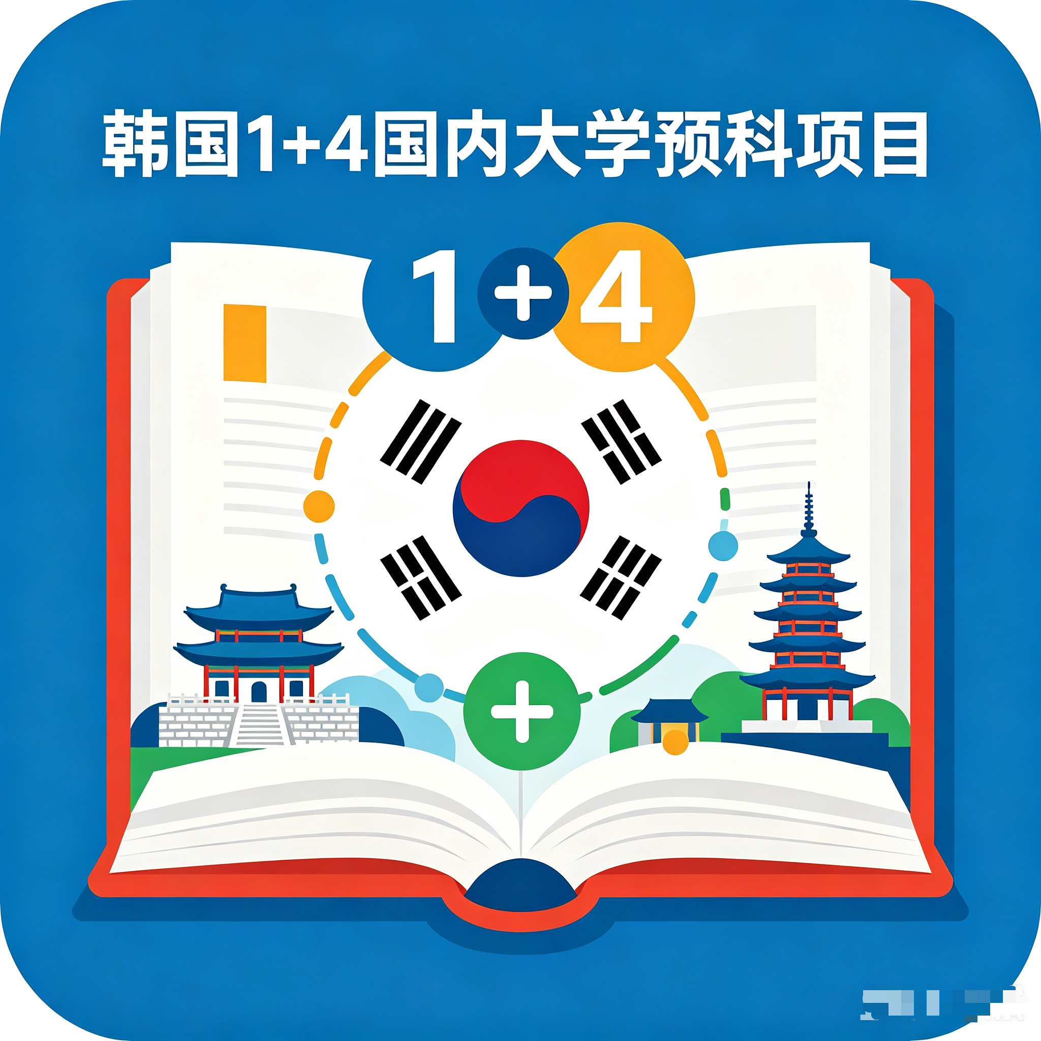 阿里韩国留学1+4国内大学预科项目